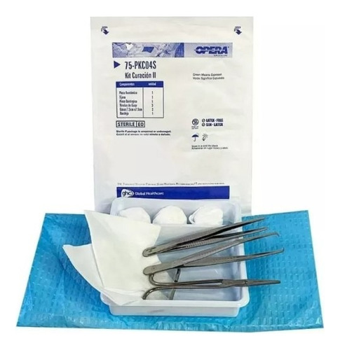  Kit Curacion 2 Pinzas Opera - Pack De 10 Kits