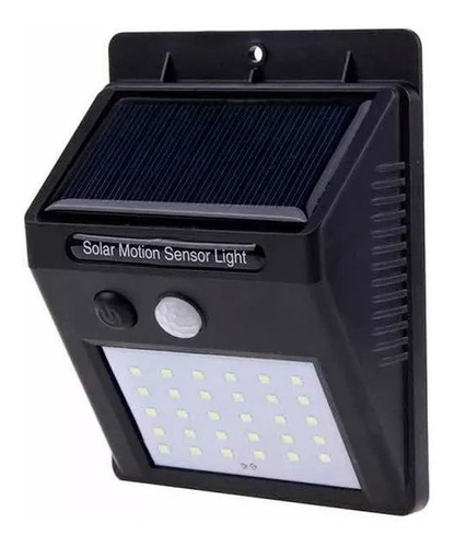 Lámpara 30 Led Solar Sensor De Movimiento Exteriores Mnr