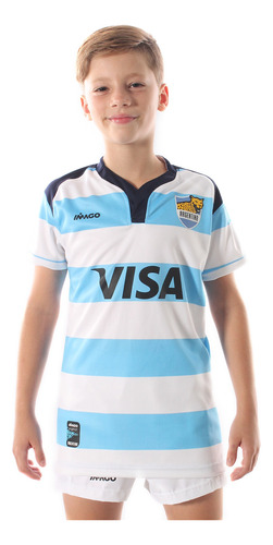 Camiseta Rugby Niños Argentina Imago Talles 8 10 12 14