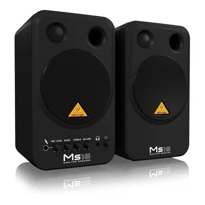 Behringer Ms16 Monitores De Estudio color Negro | Meses sin interés