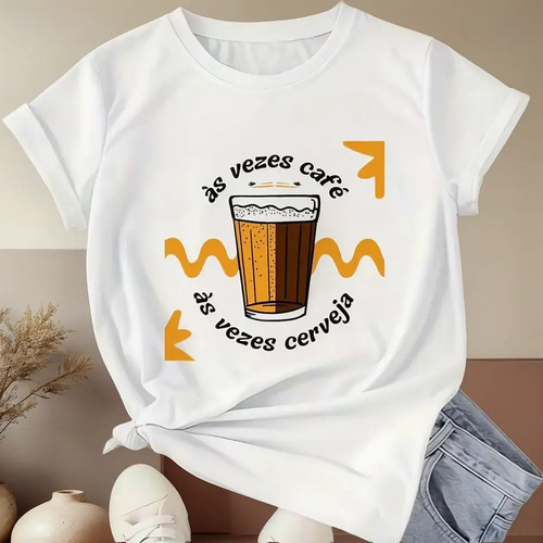 Camiseta Feminina Personalizada Estampada Frases Memes Promo