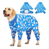 Lovinpet Pijamas Grandes Para Perros, Protección Uv, Pijamas