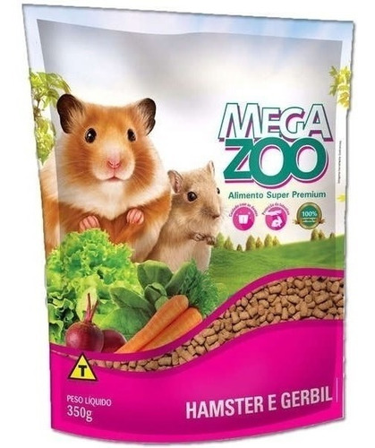 Ração Megazoo Para Hamster E Gerbil - 350g