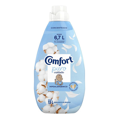 Amaciante de Roupa Concentrado Puro Cuidado Comfort Frasco 1,5l | MercadoLivre