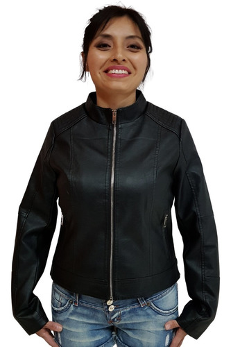 Campera Eco Cuero Mujer Chaqueta Camiluchi Dama Envios Grat 