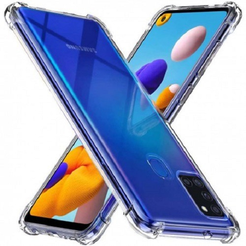 Funda Transparente Reforzada Para Samsung A21s