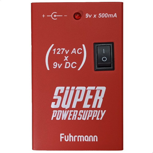 Fonte Para Pedais De Efeito Fuhrmann 9v Power Supply 127v