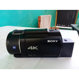 Handycam® 4k Ax43a Con Sensor Cmos Exmor R® Color Negro