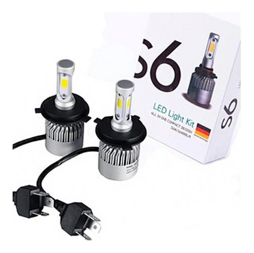 Kit Lamparas  Cree Led H4 S6 20000 Lm 36w 12v