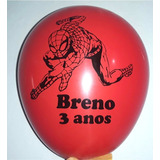 Bexigas Personalizados - Homem Aranha - 50un