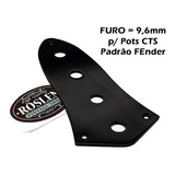 Control Plate Preto P/ Fender Jazz Bass - Qualidade Superior