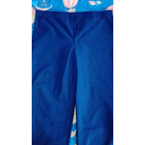 Pantalón Azul Oscuro Tela Antifluido Usado Talla Grande