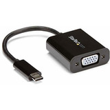 Startech Usb-c A Vga Adaptador - Black - 1080p - Video Conve