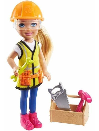 Barbie Chelsea Can Be Profesiones Construcción Muñeca