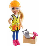 Barbie Chelsea Can Be Profesiones Construcción Muñeca
