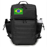 Mochila Tática Reforçada Impermeável 50l Bandeira Brinde Top