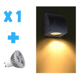 Aplique Unidireccional Para Exterior/interior +lámpara Gu10 