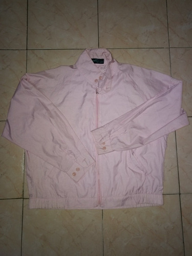 Campera Rompevientos Rosa Finita Dama Talle L Importada