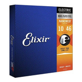 Jogo De Cordas Guitarra 010 Elixir Nanoweb Light 12052