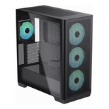 Gabinete Gamer Apnx C1-bk-v1 Mid Tower Argb Atx Negro