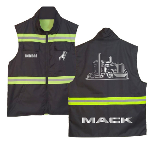 Chaleco Industrial Mack Classic Truck Reflejante