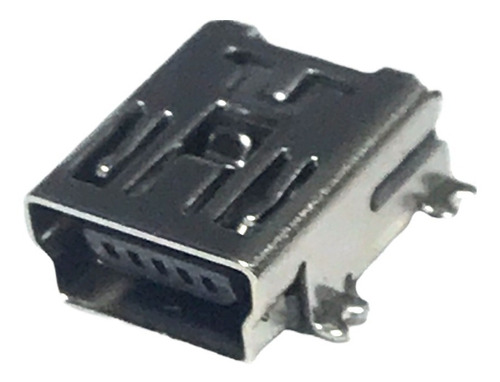 10 Unidades Conector Hembra Mini Usb Jack 5p Smd Para Soldar