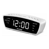 Radio Reloj Despertador Simple Reacher Con Puerto De Ca...