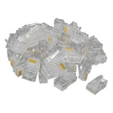 Conector Modular P Genérico 006104 Rj45 Cat5 Crystal Network