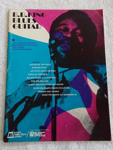 B.b. King Libro Blues Guitar Partituras Guitarra Blues Jazz