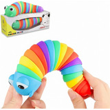 Gusano Wiggly Slug Finger Slug Juguete Pop It De Colores