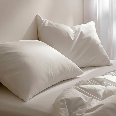Almohada 2 Pack Estándar Microfibra Firme Soft Nature Blanca Color Blanco | MercadoLibre