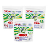 Pack 3 Detergente Ariel Pods 16 Capsulas C/u