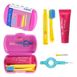 Kit Escova De Dentes Curaprox 5460 Travel Set Ultramacia