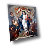Lienzo Tela Canvas Virgen De La Luz México Siglo 18 107x80