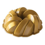 Molde Torta 75th Anniversary Braided Bundt Nordic Ware® Color Dorado