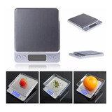 Gramera Pesa Balanza Digital Cocina Joya Precisa 0.1 A 3000 Capacidad Máxima 3 G Color Gris