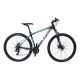 Mountain Bike Spy Bullet R29 20  21v Frenos De Disco Mecánico Cambios Shimano Tourney Ty500 Y Shimano Tourney Ty300 Color Negro/celeste  