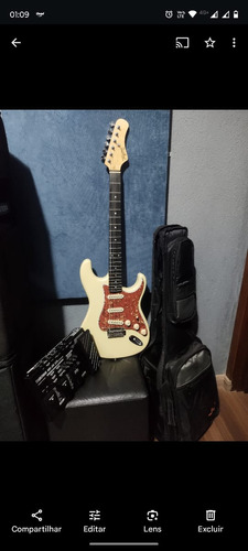 Guitarra Tagima T635 + Pedaleira Me25 + Bag + Fonte 