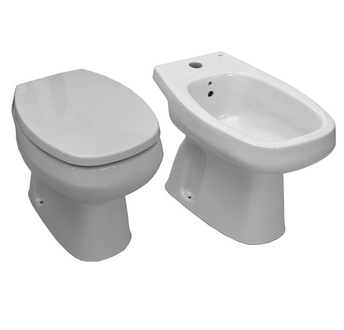 Combo Sanitarios Roca Monaco Corto Bidet Tapa