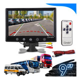 Tela Monitor Automotiva 9 Polegadas Para Câmera De Ré Env 24