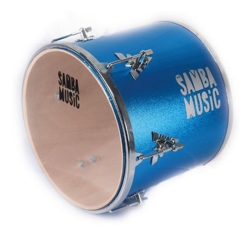 Repique Samba Music Pagode Phx Madeira 30x12 Azul Celeste