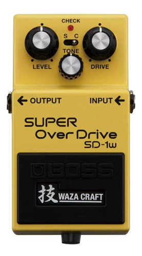 Pedal Boss Super Overdrive Sd1w Waza Craft 3203