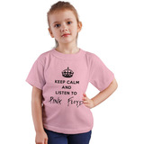 Polera Niños Pink Floyd Keep Calm Rock 100% Algodon Wiwi