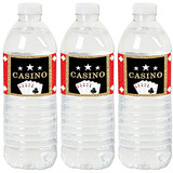 Etiquetas Botellas Fiesta Casino Las Vegas - Pack 20