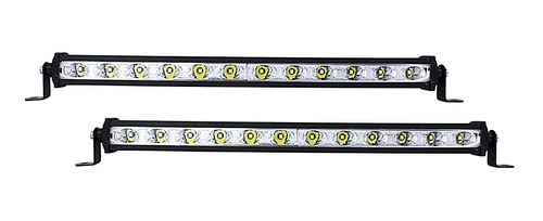 Set De Faros 12 Leds Luz Fija Y Estrobo Blanco Tunelight 60w