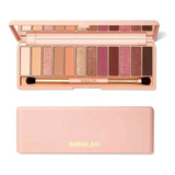 Sheglam Paleta De Sombras 12 Tonos Brillante Mate Con Brocha