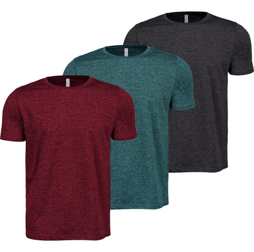 Kit 3 Camisetas Masculina Dry Fit Fitness Academia Plus Size
