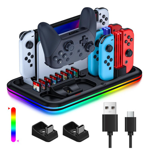 Cargador De Driver De Interruptor Rgb Para Nintendo Switch