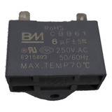 Capacitor Electrodomestico Cbb61 E215893 6uf 250va Rtpfull34