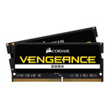 Memoria Ram Vengeance Color Negro 64gb 2 Corsair Cmsx64gx4m2a2666c18